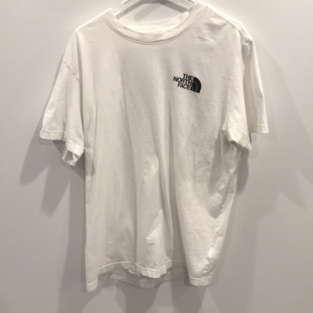 T-Shirt The North Face White/Black Oversized Vintage